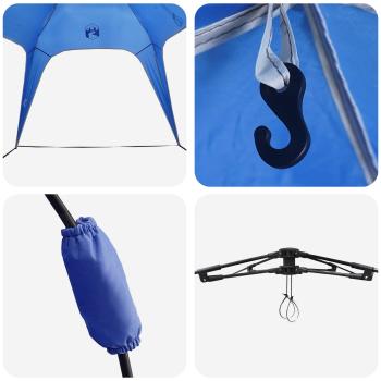 Sofort Zelt mit Speicher Azure Blau 260 x 260 x 185 cm Stahl