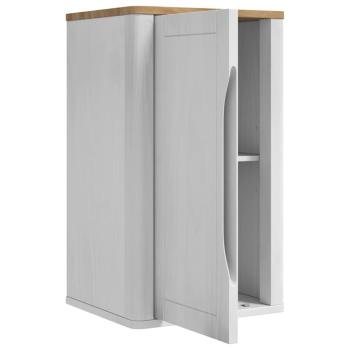 Badezimmer-Wandschrank mit Regal FLORO Weiß 35 x 30 x 60 cm