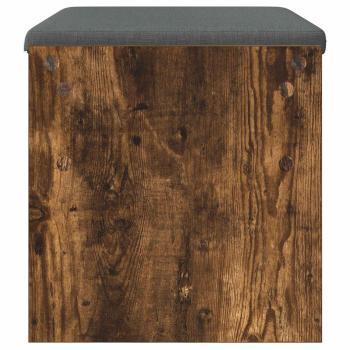 Flurbank mit Kissen Geräucherte Eiche 60 x 38 x 46 cm