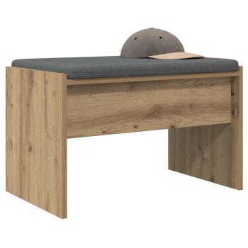 Flurbank mit Kissen Artisan-Eiche 60 x 38 x 46 cm