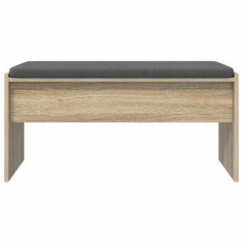 Flurbank mit Kissen Sonoma-Eiche 83 x 38 x 40 cm