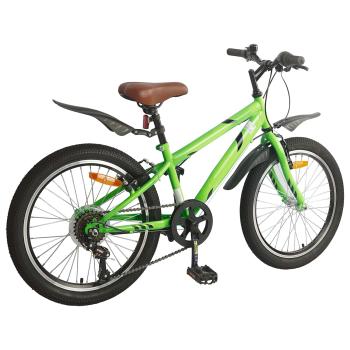 Kinderfahrrad 24 Zoll 6-Speed für 8-12 Jahre alt Grün