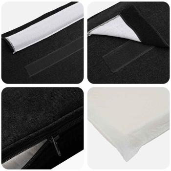 Gepolstertes Kopfteil mit Kopfteil Braun und Schwarz 80 cm