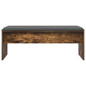 Flurbank mit Kissen Geräucherte Eiche 100 x 38 x 46 cm
