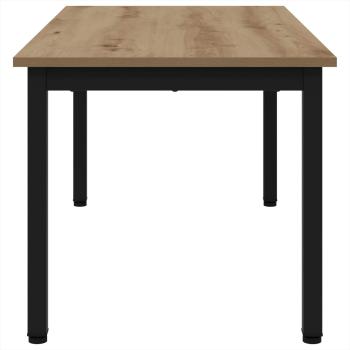 Couchtisch Kunsthandwerk Eiche 100 x 50 x 45 cm Holzwerkstoff