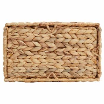 Hängetopf mit Speicher Natur 30 x 17,5 x 38 cm Wasserhyazinthe