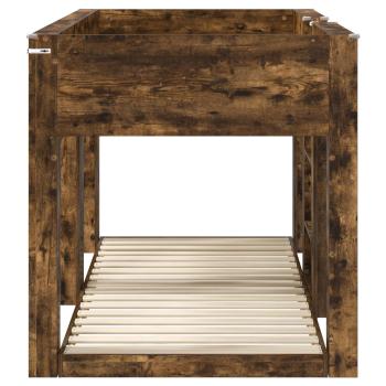 Etagenbett für Kinder Geräucherte Eiche 75 x 190 cm