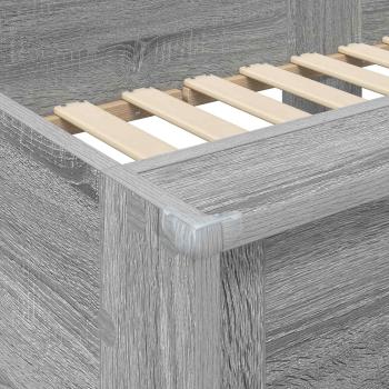 Etagenbett für Kinder Graues Sonoma 75 x 190 cm Holzwerkstoff