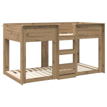 Etagenbett für Kinder Artisan-Eiche 75 x 190 cm Holzwerkstoff