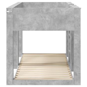 Etagenbett für Kinder Beton Grau 90 x 190 cm Holzwerkstoff