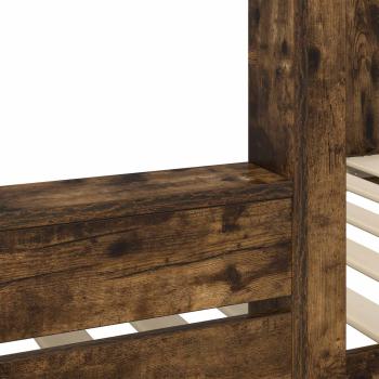 Etagenbett für Kinder Geräucherte Eiche 90 x 190 cm