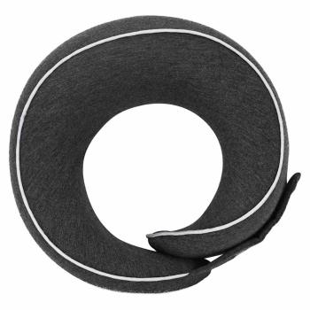 Kopfkissen mit Kissen Dunkelgrau 28 x 28 x 14 cm Baumwolle