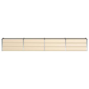 Pflanzkübel Elfenbein 320 x 40 x 45 cm Stahl