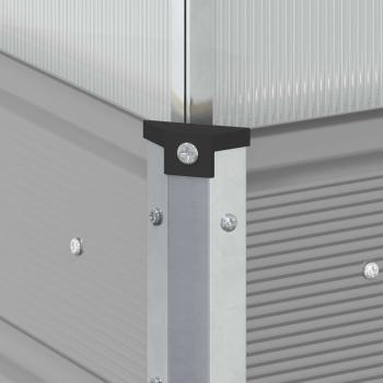 Pflanzkübel Hellgrau 100 x 100 x 77 cm Verzinkter Stahl