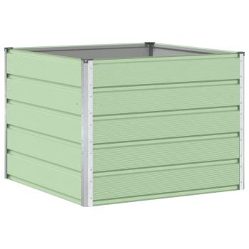 Pflanzkübel Pastellgrün 100 x 100 x 75 cm Stahl