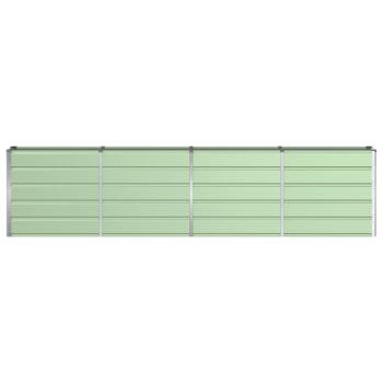 Pflanzkübel Grün 160 x 40 x 75 cm Stahl