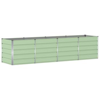 Pflanzkübel Grün 240 x 80 x 75 cm Stahl