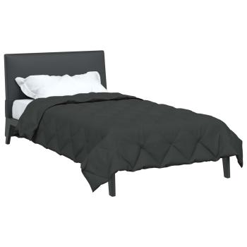 ARDEBO.de - Sommerdecke Anthrazit 200 x 140 cm Mikrofaser