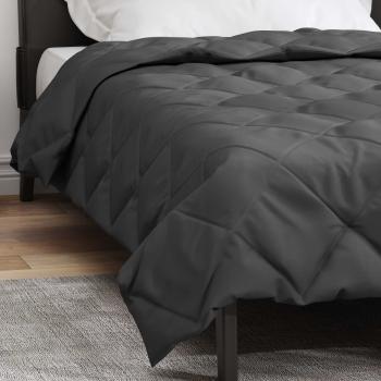Sommerdecke Anthrazit 200 x 140 cm Mikrofaser