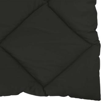 Winterbettdecke Schwarz 240 x 260 cm Mikrofaser
