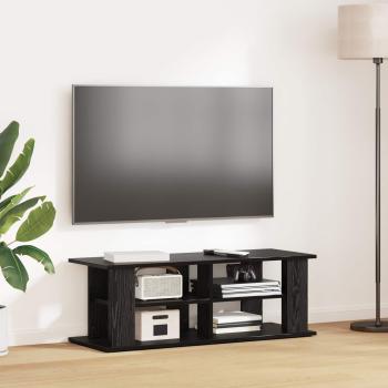 ARDEBO.de - TV-Ständer Schwarz Eichen-Optik 96 x 35 x 33,5 cm