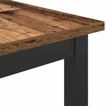 Tisch Altholz 100 x 40 x 100,5 cm Ingenieure Holz und Stahl
