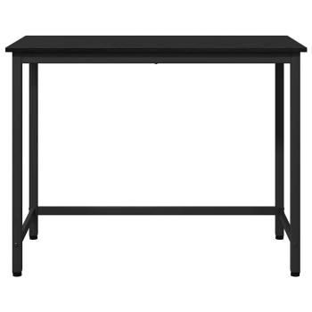 Tisch Schwarz Eichen-Optik 80 x 50 x 76,5 cm