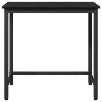 Tisch Schwarz Eichen-Optik 100 x 50 x 76,5 cm