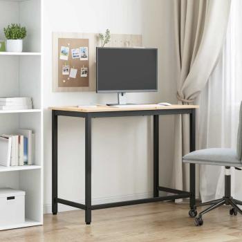 Tisch Natur 100 x 50 x 77 cm Ingenieure Holz und Stahl