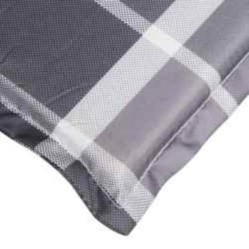 Sonnen-Lounger Kissen Oxford-Stoff Grau 180 x 60 x 4 cm