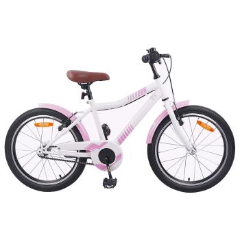 ARDEBO.de - Kinderfahrrad 20 Zoll für 6-11 Jahre alt Hellrosa