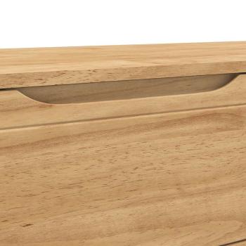 Flurbank Wachsbraun 115 x 40 x 45 cm Massivholz Kiefer