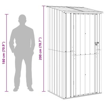 Gartenhütten Braun 103 x 86 x 200 cm Metall