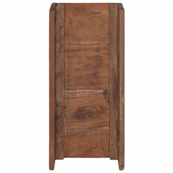 Regal Braun 24 x 13 x 54 cm Massives Mahagoni Holz