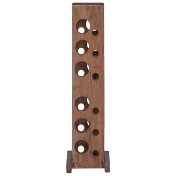 ARDEBO.de - Regal Braun 20 x 25 x 100 cm Massives Mahagoni Holz