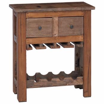 Schrank Braun 60 x 30 x 70 cm Massives upgecyceltes Holz