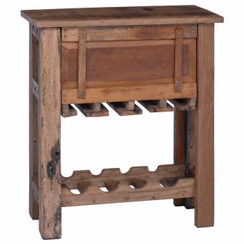 Schrank Braun 60 x 30 x 70 cm Massives upgecyceltes Holz