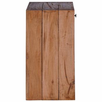 Nachttisch Braun 63 x 30 x 79 cm Massives Mahagoni Holz