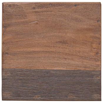 Hocker Natur 29 x 29 x 48 cm Massivholz Altholz