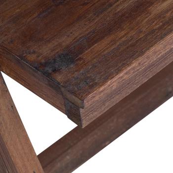 Schreibtisch Braun 90 x 50 x 103 cm Massives upgecyceltes Holz