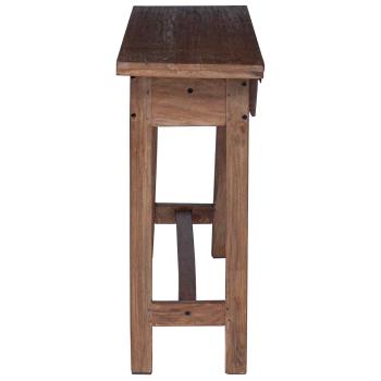 Schreibtisch Braun 110 x 30 x 79 cm Massives Mahagoni Holz