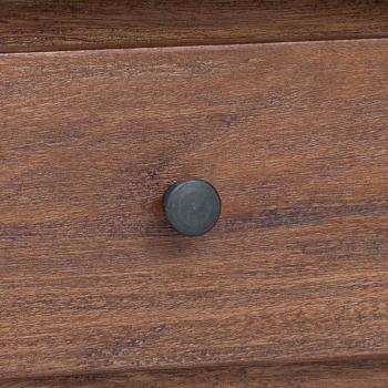 Schreibtisch Braun 110 x 30 x 79 cm Massives Mahagoni Holz