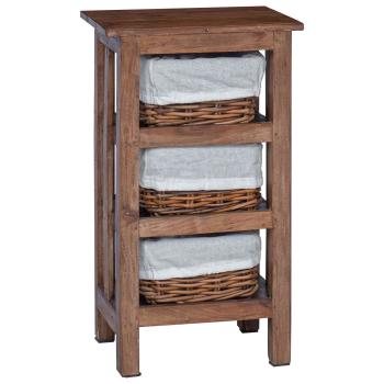 Beistelltisch Braun Massivholz Mahagoni