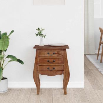 Aufbewahrungstruhe 48 x 35 x 64 cm Massives Mahagoni Holz