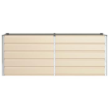 Pflanzkübel Elfenbein 480 x 50 x 45 cm Verzinkter Stahl