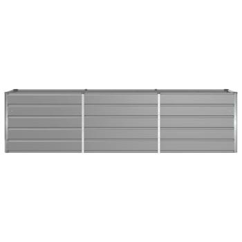 Pflanzkübel Hellgrau 480 x 50 x 45 cm Verzinkter Stahl