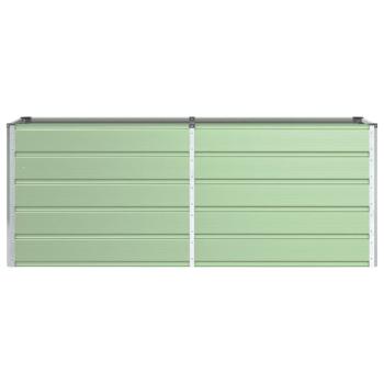 Pflanzkübel Pastellgrün 480 x 50 x 45 cm Verzinkter Stahl