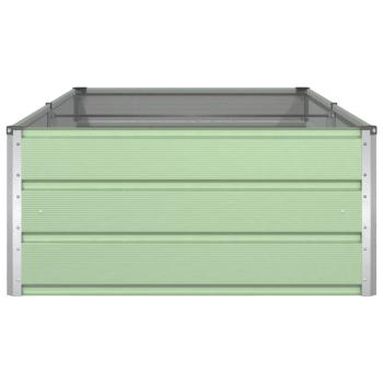 Pflanzkübel Pastellgrün 195 x 100 x 45 cm Verzinkter Stahl