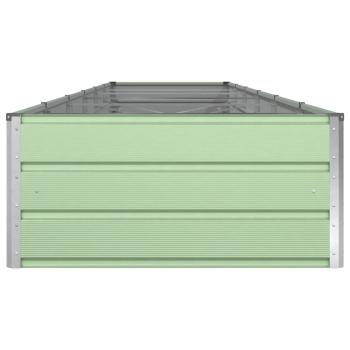 Pflanzkübel Pastellgrün 195 x 100 x 45 cm Verzinkter Stahl