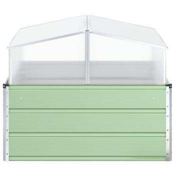 Pflanzkübel Pastellgrün 100 x 100 x 77 cm Verzinkter Stahl